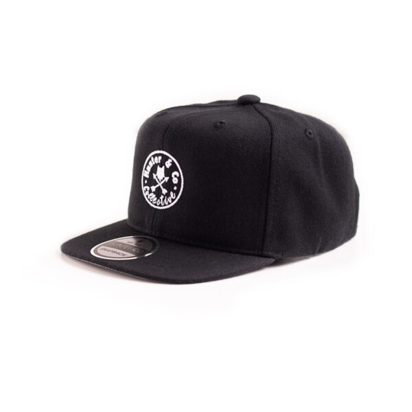 Classic Logo Flat Peak Snapback | Hunter And Co Collective