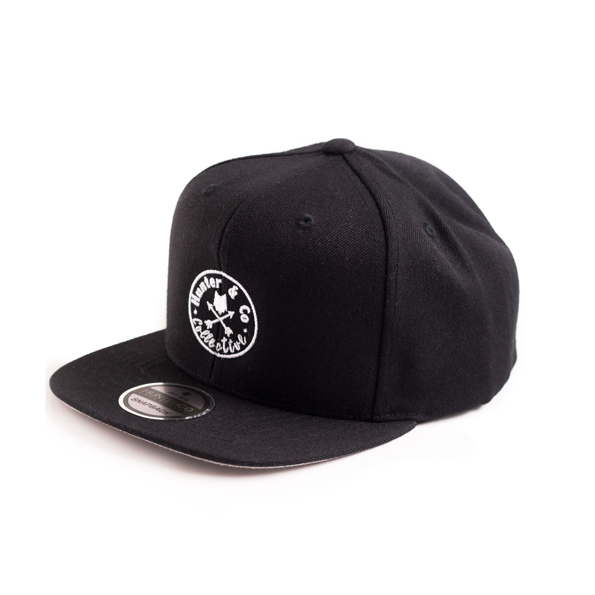 Classic Logo Flat Peak Snapback | Hunter And Co Collective