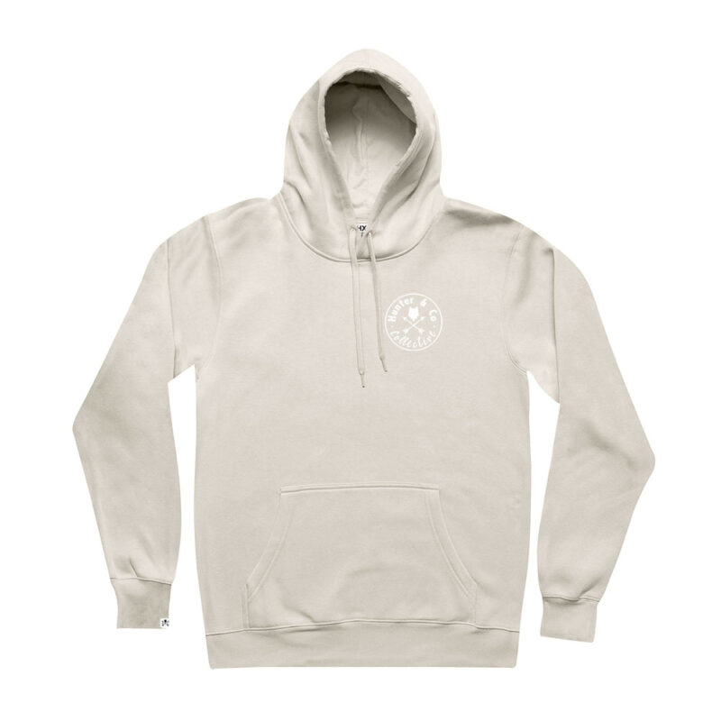 Classic Logo Adults Hood Sand | Hunter And Co Collective