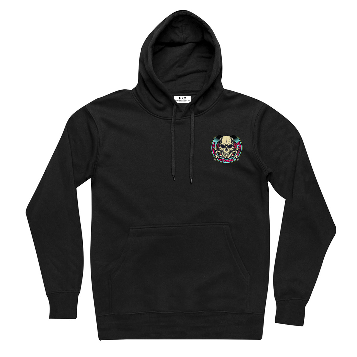 Project Skull Adults Hood Black | Hunter And Co Collective